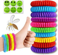Pulsera Repelente de Mosquitos de Citronela para Adultos
