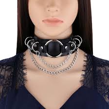 Collar Gótico Cadena Personalidad Gargantilla para Mujer