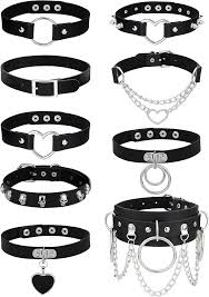 Gargantilla Clavícula Ajustable JeweBella - Collar Gótico Mujer para Cosplay