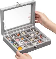 Organizador de Pendientes EMAGEREN en Terciopelo - Elegancia y Práctica Solución