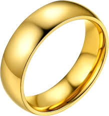 Anillo de Compromiso Bestyle en Inoxidable Color Oro para Hombre