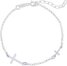 Pulsera Horizontal Regulable WANDA PLATA para Chicas Jóvenes