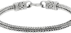 Pulsera de Plata 925 para Hombres y Mujeres - Diseño de Serpiente