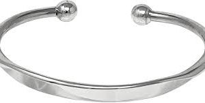 Pulsera Hombre Maciza Diseño Torsión en Plata 925