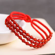 Pulsera Roja Ajustable para Mujer - QUGOO