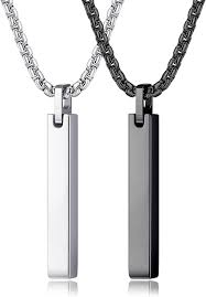 Collar Inoxidable con Colgante para Hombres y Mujeres - Estilo Moderno y Elegante