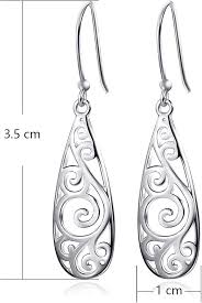 Pendientes de Filigrana en Plata Esterlina - Elegancia en Cada Gota