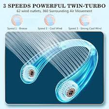 Collar Ventilador Portátil Recargable: Frescura y Estilo en Cualquier Momento