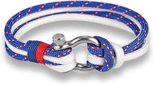 Pulsera Náutica EXINOX para Hombre - Estilo y Durabilidad en Acero Inoxidable