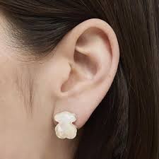 Pendientes Botón TOUS para Mujer en Plata con Nacar