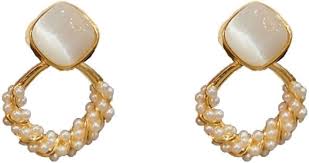 Pendientes Elegantes Originales de Nacar - Diseño Exclusivo