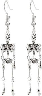 Pendientes Esqueleto Halloween Espeluznantes - El Toque Perfecto para tu Look