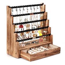 Organizador de Pendientes y Collares en Madera - Elegancia y Funcionalidad
