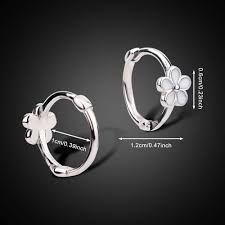 Pendientes Margaritas Liviano Cartílago para Niñas