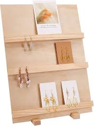 Elegante Expositor de Pendientes PH PandaHall en Madera