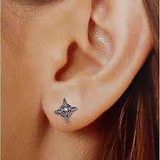 Pendientes Nudo de Bruja Oxidado - Amuleto de Protección