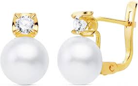 Pendientes de Comunión con Garras de Circonita para Niña