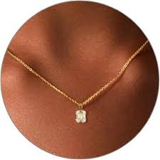 Elegante Gargantilla de Diamantes y Circonitas para Mujer