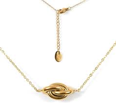 Collar de Oro Mujer 18K Original Lintention Qui Compte Amarillo Milésimas