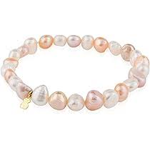 Pulsera TOUS Ajustables Mujer en Oro Amarillo con Perlas