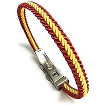 Pulsera Trenzada de Seguridad Yojan Piel - Bandera España
