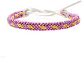 Pulsera Taurina BDM Amarillo Trenzado Ajustable Duradero