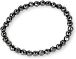 Pulsera de Hematita Magnética Facetada para Hombre - Estilo y Bienestar