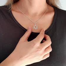Collar de Plata Mujer Estrella de David - Elegancia y Estilo