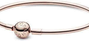 Elegancia y Estilo con la Pulsera de Oro Rosa PANDORA 587132