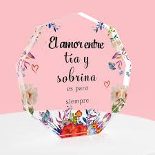 Sobrina Acrílica Cumpleaños Aniversario Valentin - Un Regalo Inolvidable