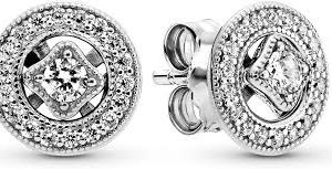 Pendientes Botón Mujer Plata - Elegancia y Estilo de Pandora