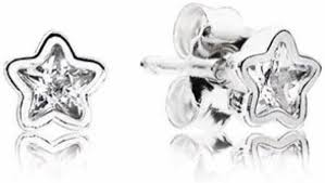 Pendientes Estelares de Pandora con Circonitas para Mujer