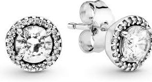 Pendientes Pandora Timeless con Circonita Transparente para Mujeres