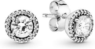 Pendientes Pandora Timeless con Circonita Transparente para Mujeres