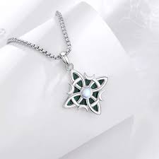 Collar Nudo de Bruja en Plata de Ley - INFUSEU