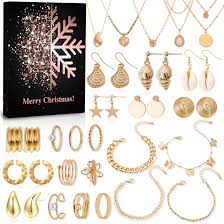 Calendario de Adviento con Pendientes Originales Auezona