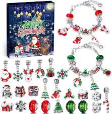 WEVOL Calendario de Adviento para Manualidades de Bisutería - Creación de Pendientes