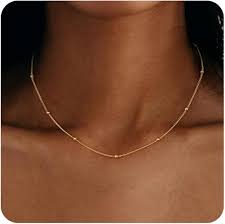 JeweBella Gargantilla de Corazón en Chapado de Oro - Elegancia y Estilo para Mujeres