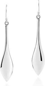 Pendientes Largos de Plata en Forma de Lágrima: Elegancia y Estilo