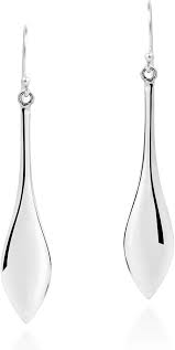 Pendientes Largos de Plata en Forma de Lágrima: Elegancia y Estilo