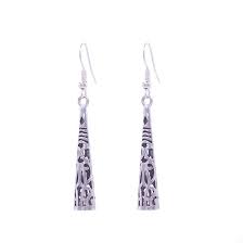 Pendientes Bohemio Tibetana Inoxidable Plateado para Mujer