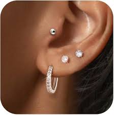 Pendientes Pequeños Hipoalergénicos ALEXCRAFT - Elegancia y Comodidad