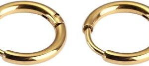 Pendientes Aro Hombre Acero Inoxidable - Elegancia y Estilo