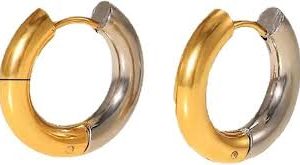 Pendientes de Hombre Homxi en Acero Inoxidable - Elegancia Circular