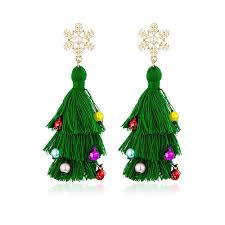 Pendientes Navideños Colgantes para Mujer - Regalos Perfectos