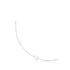 Elegante Pulsera Cadena de Plata para Mujer de TOUS