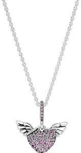 Collar Pandora Corazón Ángel 398505C02 - Elegancia y Estilo