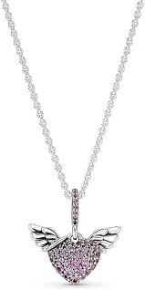 Collar Pandora Corazón Ángel 398505C02 - Elegancia y Estilo