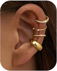 Pendientes Agujero Cartílago Chapados: Elegancia sin Agujeros