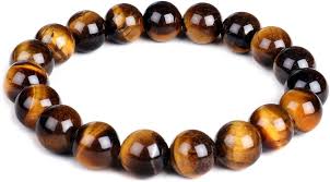 Pulsera Elástica de Piedras Preciosas Curativas - Ojo de Tigre para Mujer
